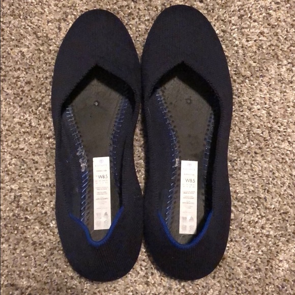 Maritime Navy Blue Rothys Ballet Flat - Picture 4 of 8